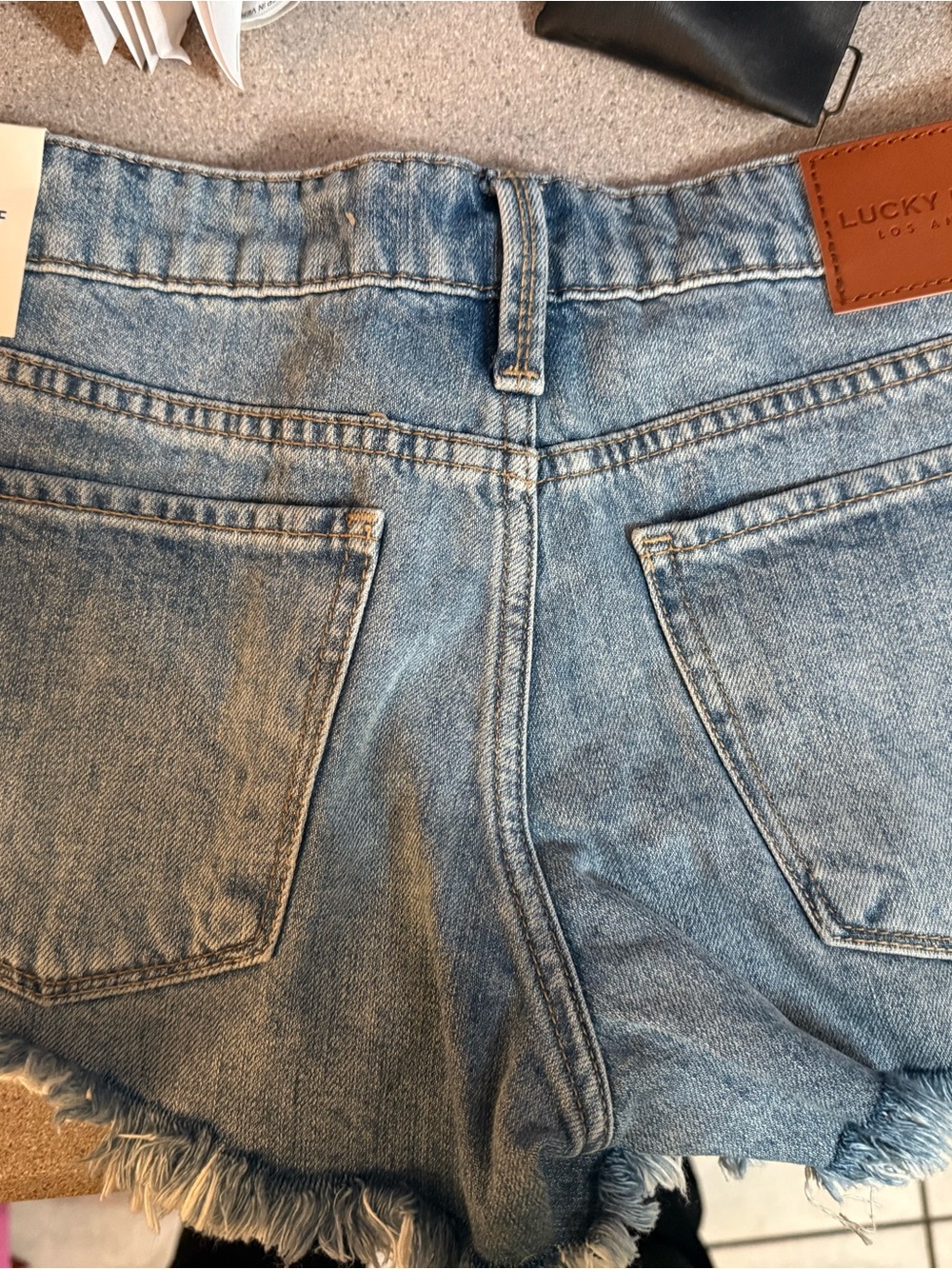 Lucky Brand Light Blue Denim Jean Shorts
